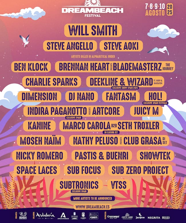 Cartel del festival Dreambeach